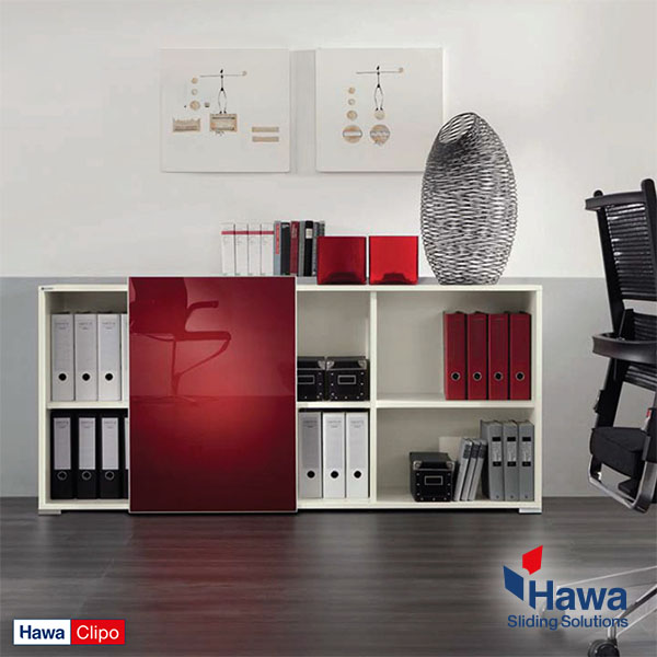 Set EKU HAWA-Clipo 16H FS 3-point-guide para 1 puerta