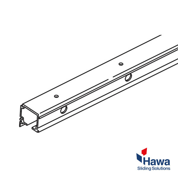 Riel Superior para EKU HAWA-Porta/Divido 100H de Aluminio