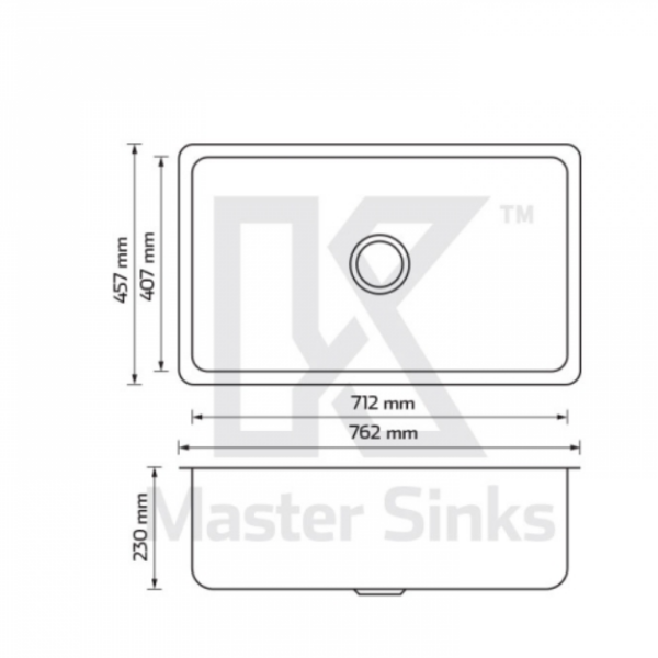 Alternative view of Tarja Submontable con Contracanasta - KUS3018-N