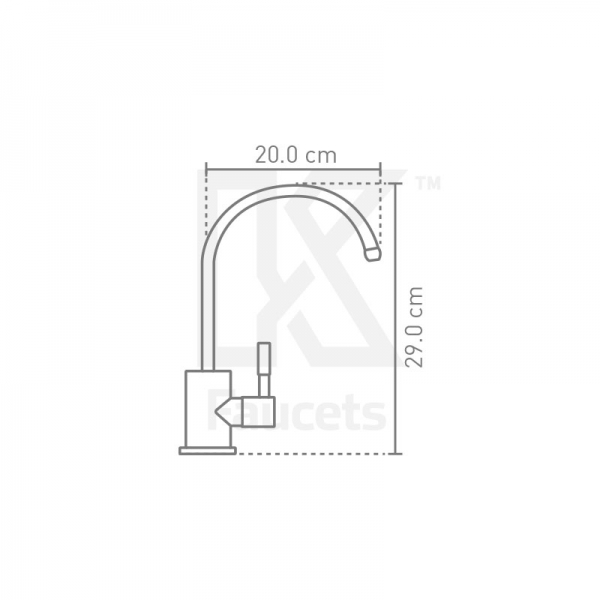 Alternative view of Llave individual para filtro de agua - KSS2702B
