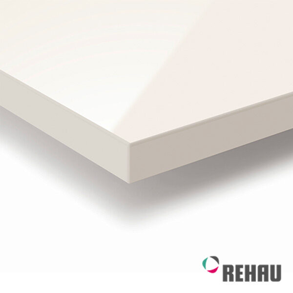 Tablero RAUVISIO Fino Alto Brillo Crema 154319 2800x1220x18mm