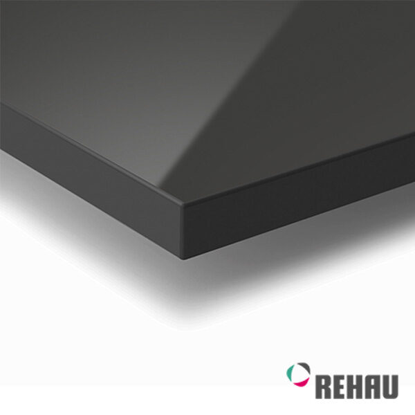 Tablero RAUVISIO Fino Alto Brillo Negro 154322 2800x1220x18mm