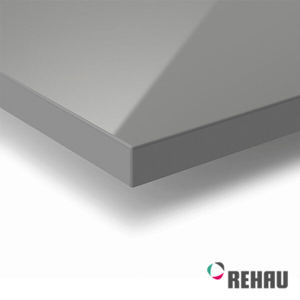 Tablero RAUVISIO Fino Alto Brillo Gris 154325 2800x1220x18mm
