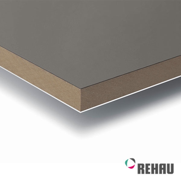Alternative view of Tablero RAUVISIO Fino Alto Brillo Gris 154325 2800x1220x18mm