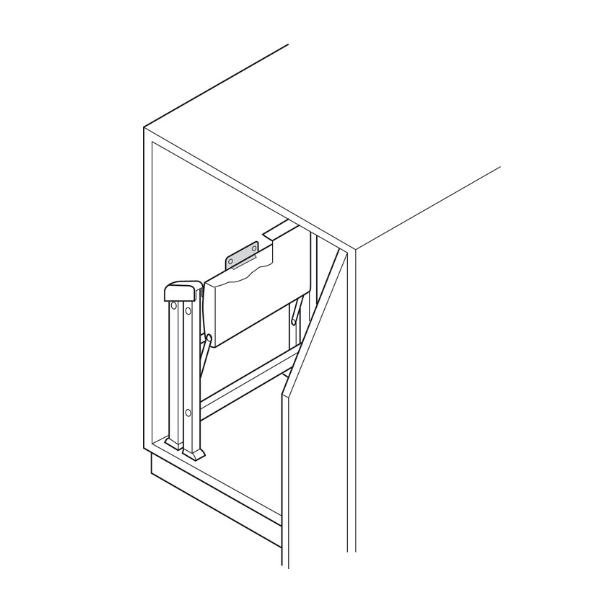 Alternative view of Escalera plegable Hailo Step-fix 400mm