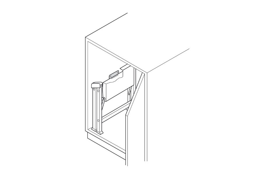 Escalera plegable Hailo Step-fix 400mm - Imagen 2