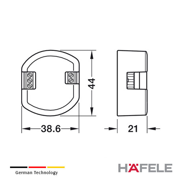 Interfase de 2 Canales HÄFELE Connect Mesh con Relevadores Libres de Potencial 5 Interfase de 2 Canales HÄFELE Connect Mesh con Relevadores Libres de Potencial - Imagen 3