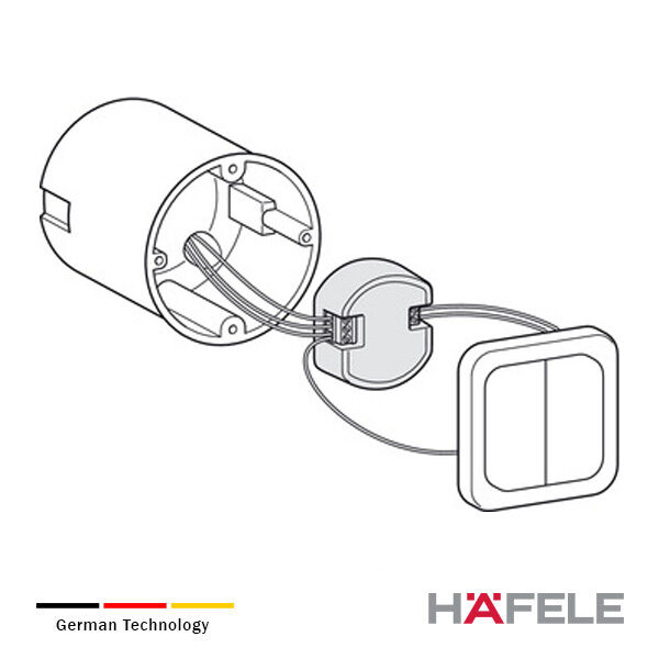 Alternative view of Interfase de 2 Canales HÄFELE Connect Mesh con Relevadores Libres de Potencial