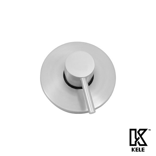 Mezcladora monomando para regadera de empotrar en muro - Acero Inox