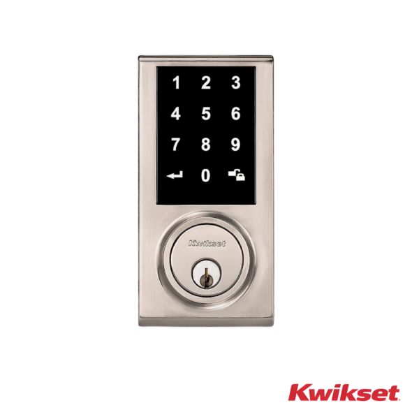 Cerradura Digital Kwikset con Teclado Touchscreen 92750-001 - Níquel Satinado