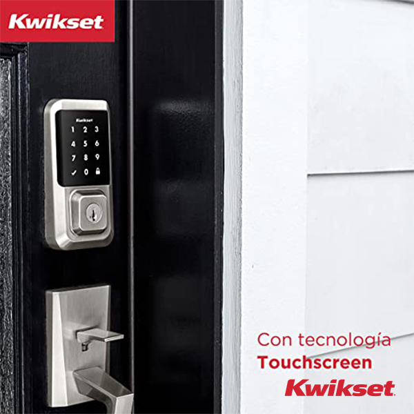 Cerradura Digital Kwikset Halo WI-fi con SmartKey - Níquel Satinado - Imagen 3