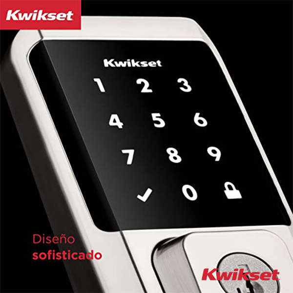 Cerradura Digital Kwikset Halo WI-fi con SmartKey - Níquel Satinado - Imagen 4
