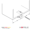 Accesorio plegable Hafele Free space 1.8 push 2