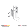 Adaptador para puertas abatibles con marco de aluminio de 19 21 mm de ancho 3