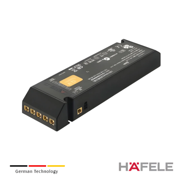 Alimentador LED Häfele Loox, Tension constante 12V/0-60W - Negro
