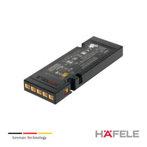 Iluminación para Muebles 23 Alimentador LED Hafele Loox Tension constante 12V20W – Negro