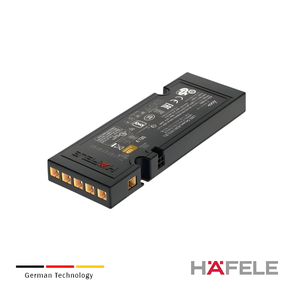 Alimentador LED Hafele Loox Tension constante 12V20W – Negro