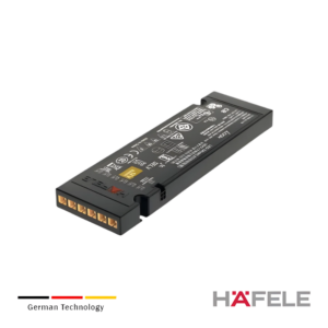 Iluminación para Muebles 18 Alimentador LED Hafele Loox Tension constante 12V40W Negro