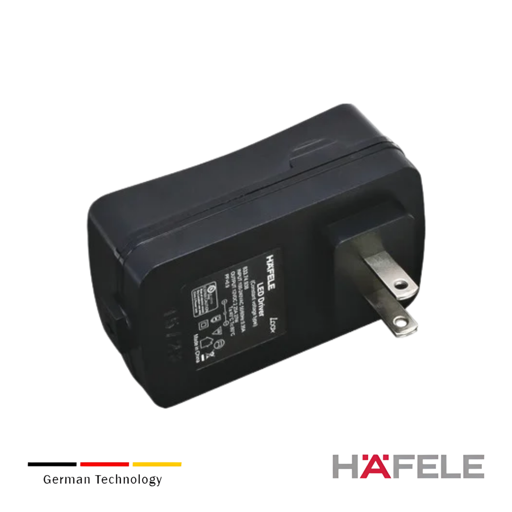 Alimentador de Pared 12V15W Häfele Loox, Tension constante Alimentador de Pared 12V15W Hafele Loox Tension constante