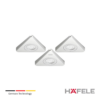 Aplique para montaje bajo estantes triangular – Juego de 3 LED 3003 – Loox 5.5W total, Plastico, 24V Aplique para montaje bajo estantes triangular – Juego de 3 LED 3003 – Loox 5.5W total Plastico 24V 3