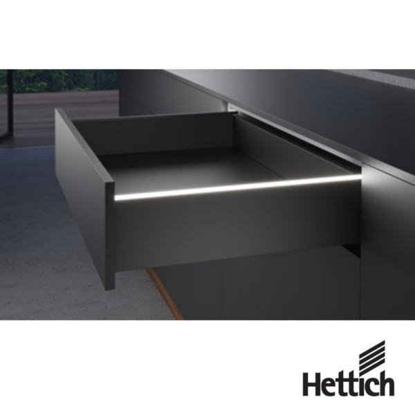 Alternative view of AvanTech YOU Perfil de diseño para Iluminación, antracita, NL 500 mm Hettich 9326927