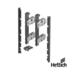 AvanTech YOU Set De Conectores Para Frente Interior Para Cortar A Medida Uso Con Costado Antracita Hettich 3 1