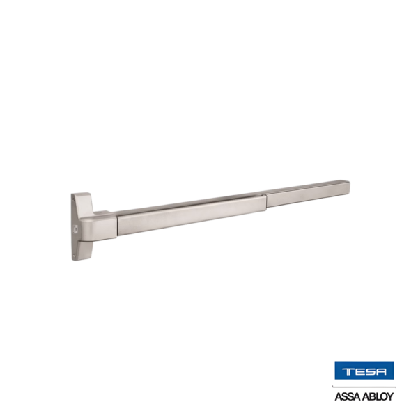 Barra Antipánico Tampa Con Alarma 2 Puntos 1040 mm Acero Inoxidable TESA