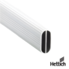Barra De Armario Ovalada Hettich 3000 mm Aluminio