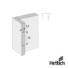 Base Para Bisagra Hettich Face Frame 9.5 x 40 mm Montaje Atornillable Niquelado 1 1