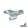 Base Para Bisagra Hettich Face Frame 9.5 x 40 mm Montaje Atornillable Niquelado 3