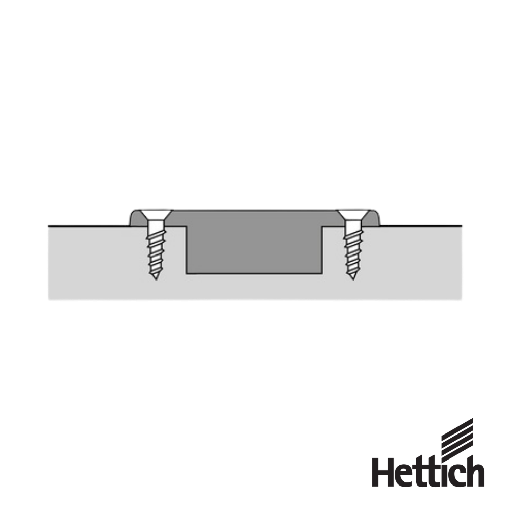 Bisagra Hettich Intermat 9155242 110° Para Puerta Solapada 3 1