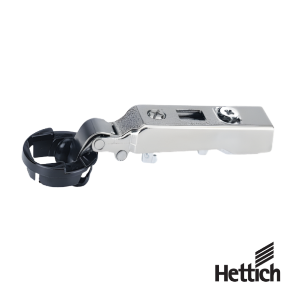Bisagra Hettich Intermat 9930 0072960 110° Solapada TH 52 x 5.5 mm Montaje Con Tirafondos