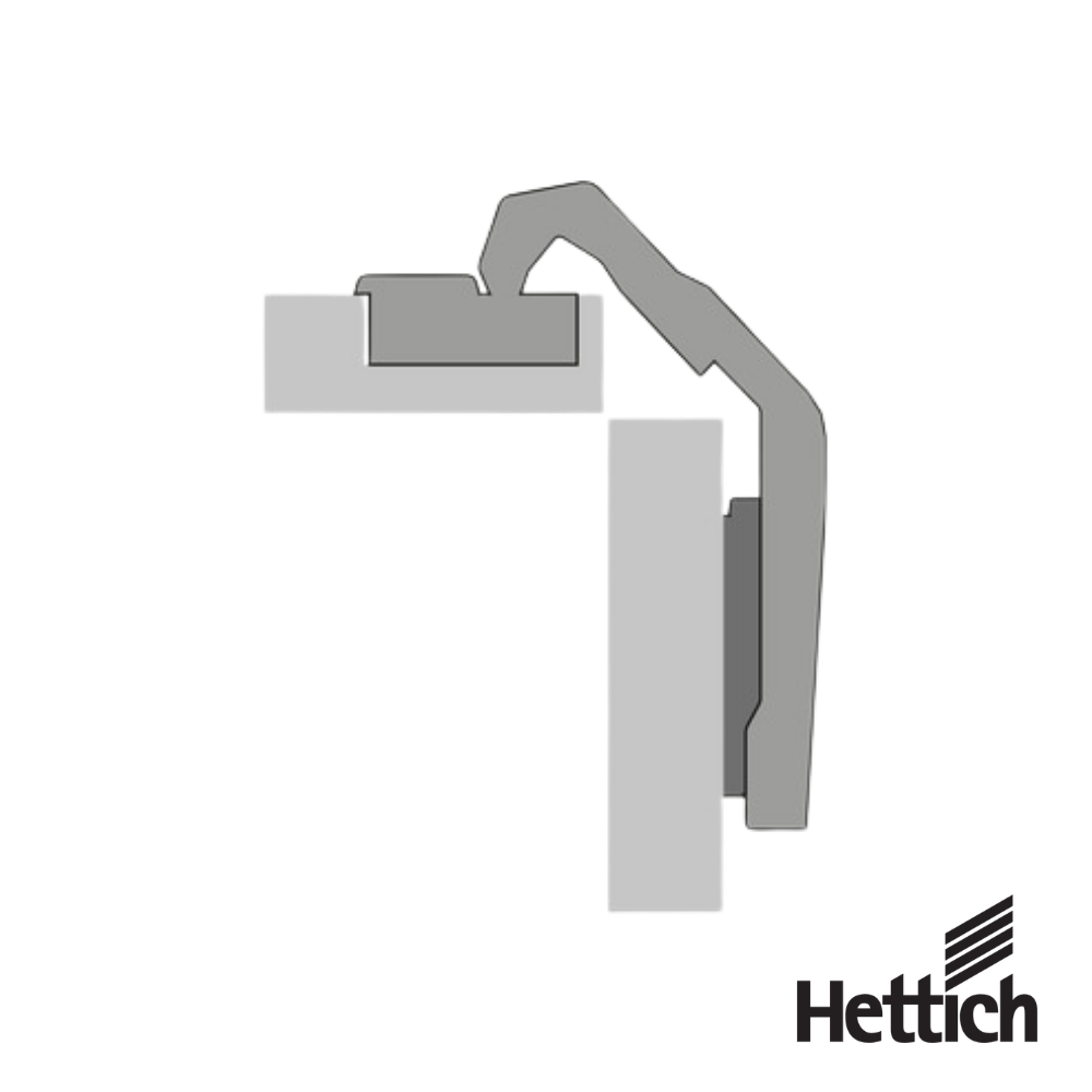 Bisagra Hettich Intermat 9930 9046609 Para Puertas Plegables De Armario De Esquina 50° 65° 3 1
