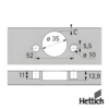 Bisagra Hettich Sensys 9071209 Con Amortiguacion Integrada Silent System Para Puertas De Mueble 1