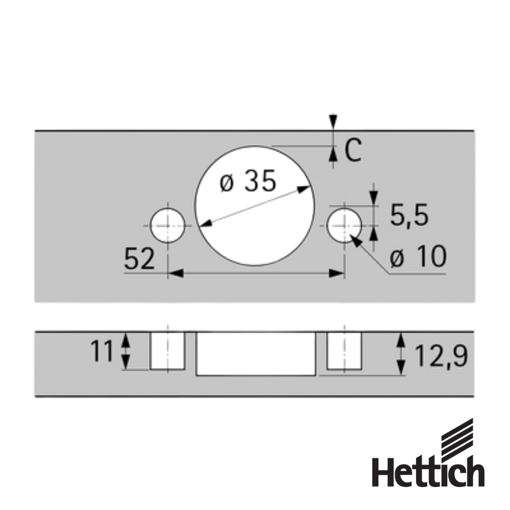 Bisagra Hettich Sensys 9071210 Con Amortiguación Integrada Silent System Para Puertas De Mueble 6 Bisagra Hettich Sensys 9071210 Con Amortiguación Integrada Silent System Para Puertas De Mueble - Imagen 4