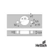 Bisagra Hettich Sensys 9073665 110° Con Amortiguación Integrada Silent System Niquelado 9 Bisagra Hettich Sensys 9073665 110° Con Amortiguación Integrada Silent System Niquelado - Thumbnail Image 3