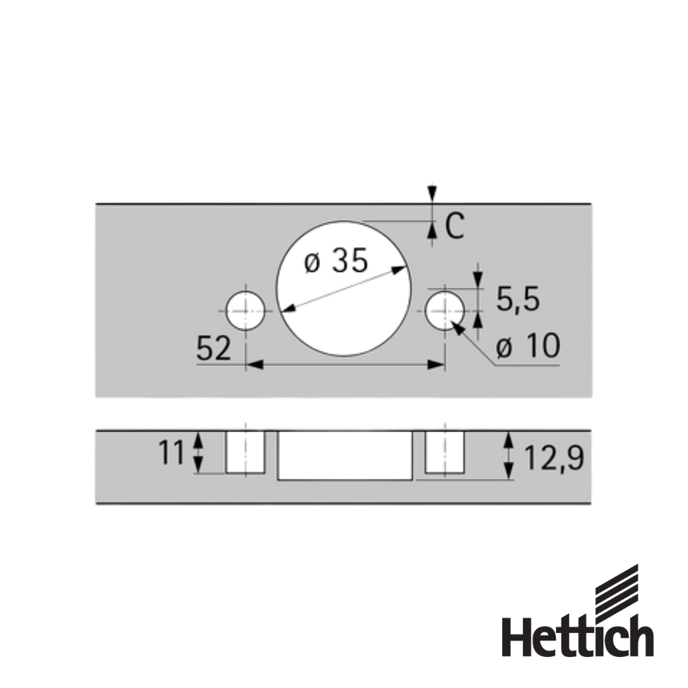 Bisagra Hettich Sensys 9088039 110° Con Amortiguación Integrada Silent System Niquelado 5 Bisagra Hettich Sensys 9088039 110° Con Amortiguación Integrada Silent System Niquelado - Imagen 3