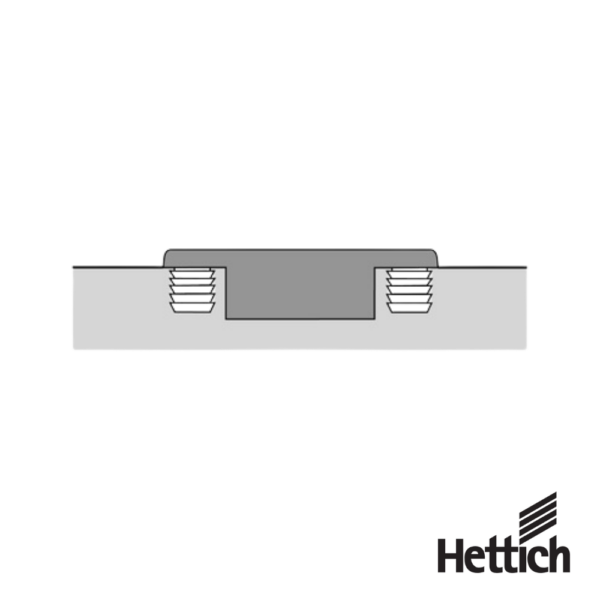 Alternative view of Bisagra Hettich Sensys 9090110 110° Con Cierre Suave Silent System Niquelado