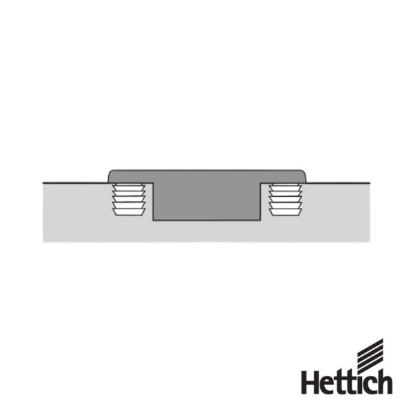 Alternative view of Bisagra Hettich Sensys 9099541 110° Con Cierre Suave Silent System Niquelado