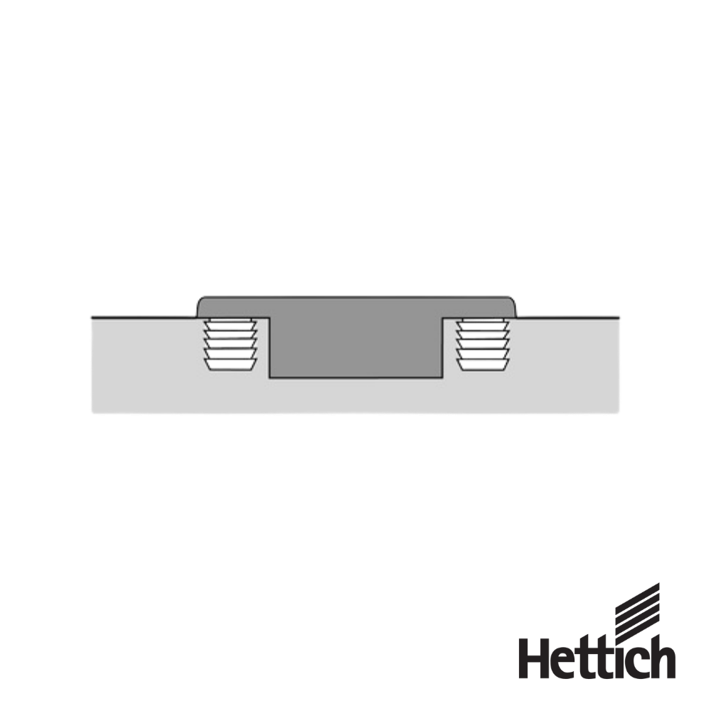 Bisagra Hettich Sensys 9099541 110° Con Cierre Suave Silent System Niquelado 7 1