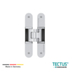 Bisagra Oculta TE 340 3D para Puertas Residenciales por par – Cap. de Carga de 132 lbs. 60 kg