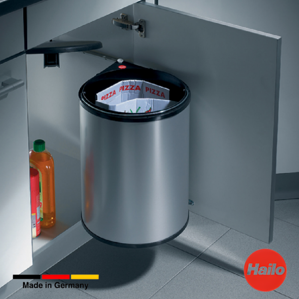 Alternative view of Bote de Basura MONO 15 Blanco/Inox/Grafito