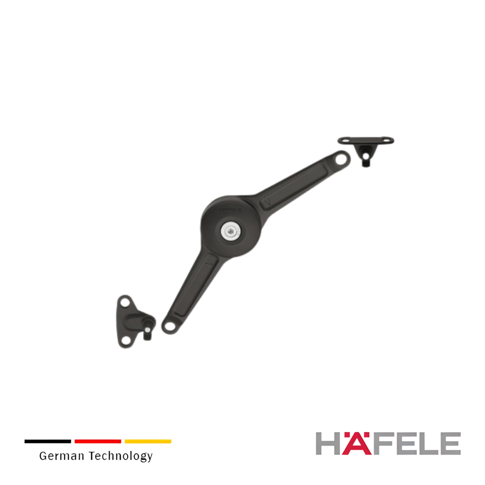 Brazo Elevable Duo Para Puertas De Madera Con Cierre Suave Hafele 2