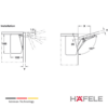 Brazo Elevable Free Flap 1.7 Hafele Para Puertas Abatibles 5