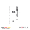 Brazo Elevable Free Flap 1.7 Hafele Para Puertas Abatibles 7
