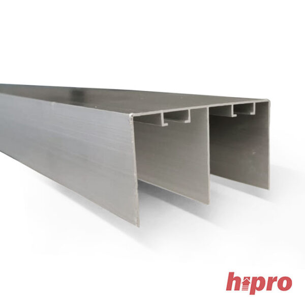 Riel Superior Doble, Modelo 1020, Aluminio