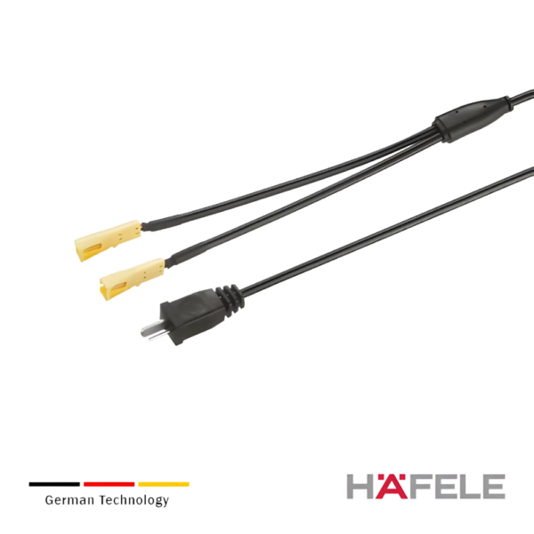 Cable de alimentacion 2 vias con enchufe 12V
