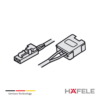 Cable de alimentacion con sistema insertable para banda de silicon LED Loox de 10mm 12V 2.0m