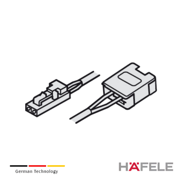 Cable de alimentacion con sistema insertable para banda de silicon LED Loox de 10mm 12V 2.0m