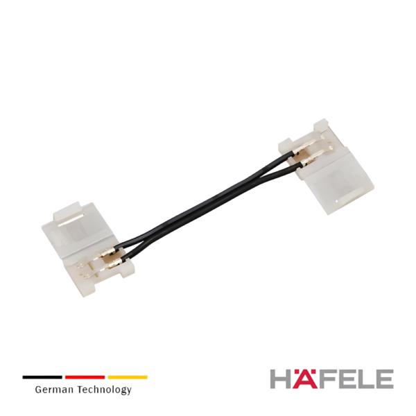 Cable de conexion con clip para banda LED Loox de 8mm y 12V, 500mm - Negro
